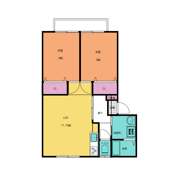ラ・メゾン桑木場　202　2LDK