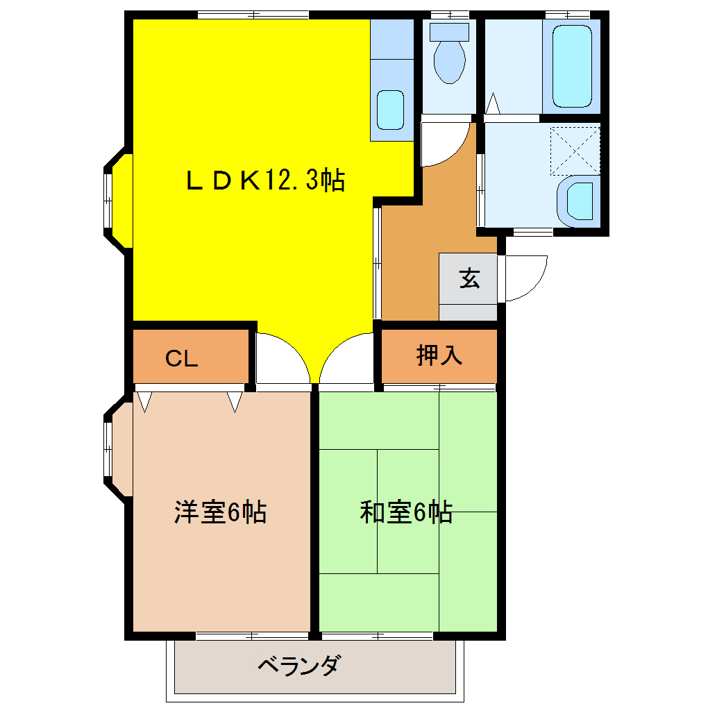 メゾンド・ボア　102　2LDK