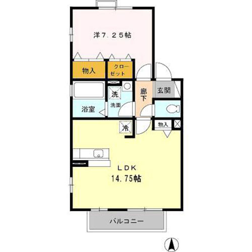 グリーンヴァレー B棟 202