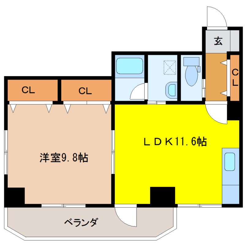 キューブ松原 302 1LDK