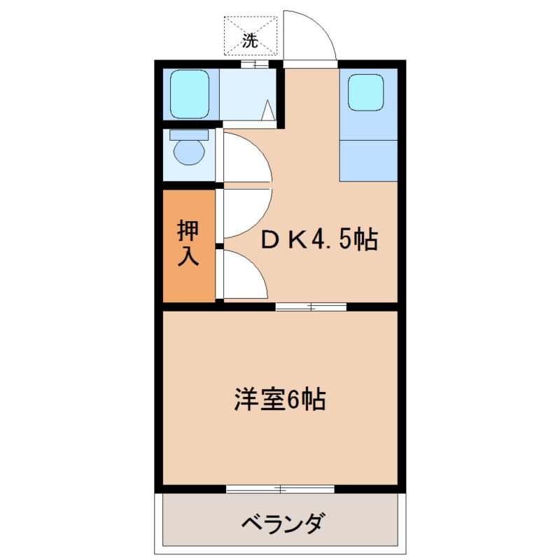 リゾートインパステル 403 1DK