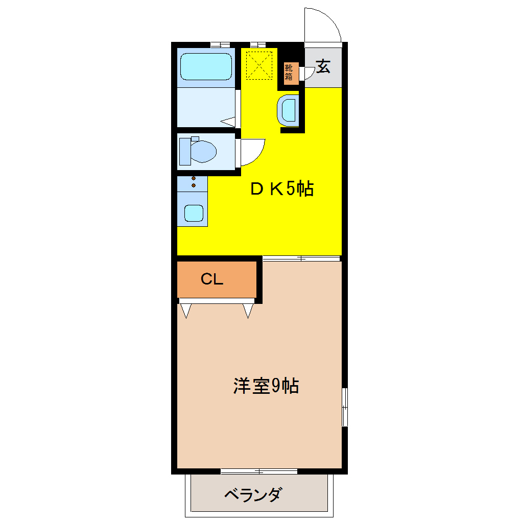ゴールデンハイツ有福 103 1DK