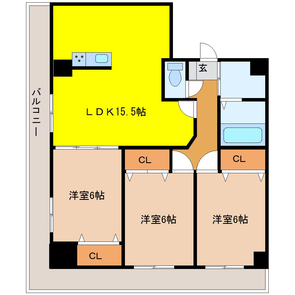 ルメルシエ 406 3LDK