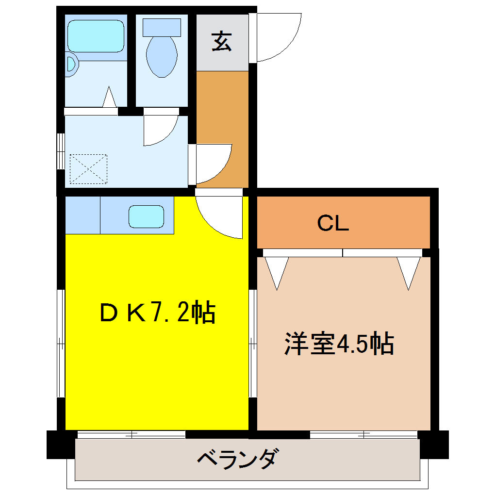 平和実業ビル 301 1DK