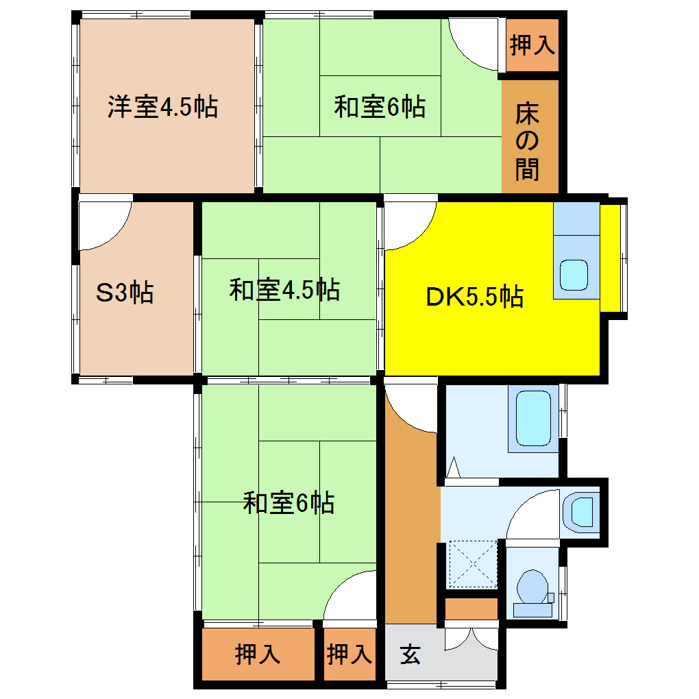 宮崎貸家　4SDK