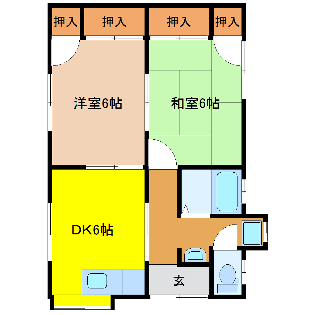 吉田アパート 101 2DK