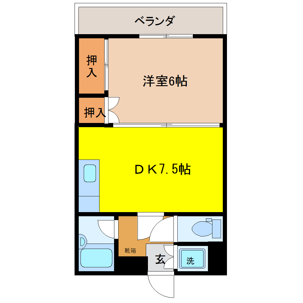 ソルウィーヴ 601 1DK