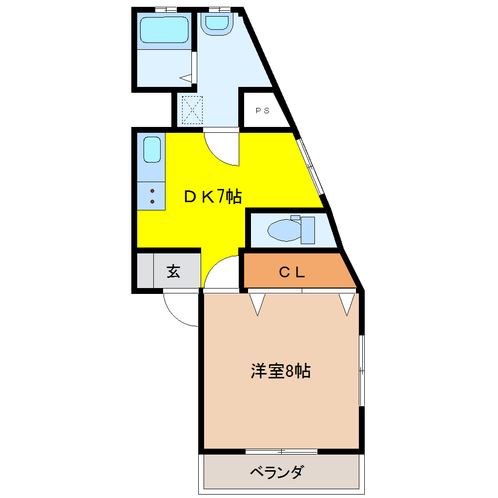 ゴールデンマンション 302 1DK