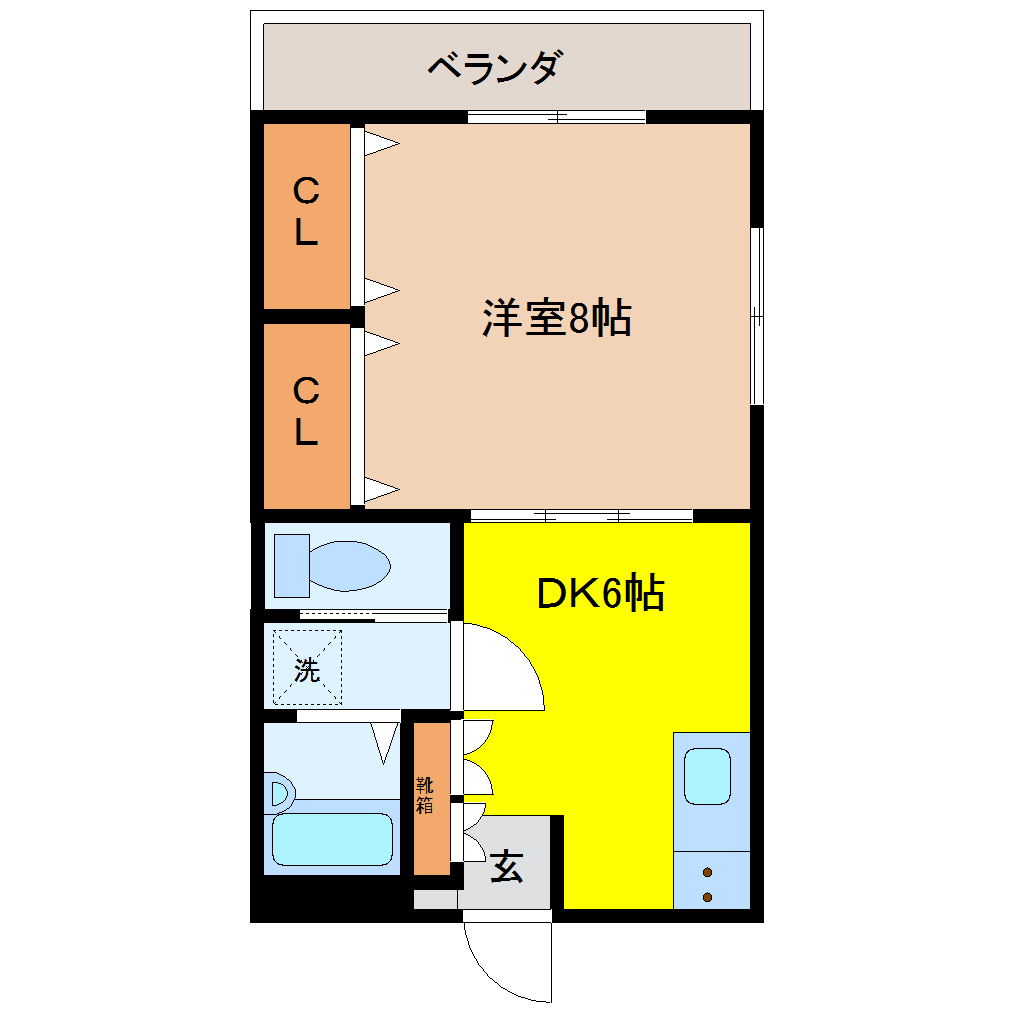 ウィンディー重尾 214 1DK