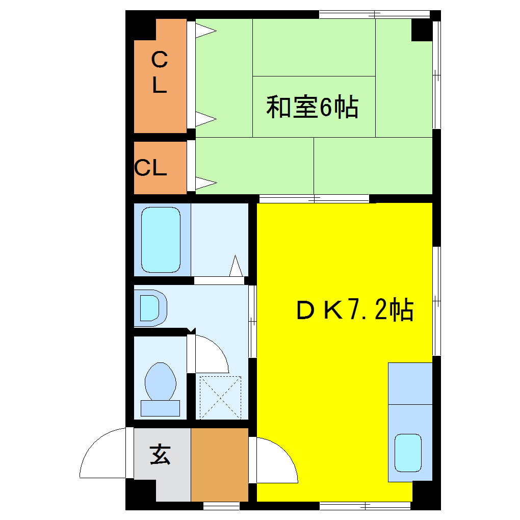 コスモ松浦 302 1DK