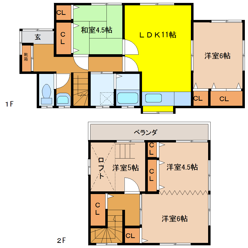 松野貸家 5LDK