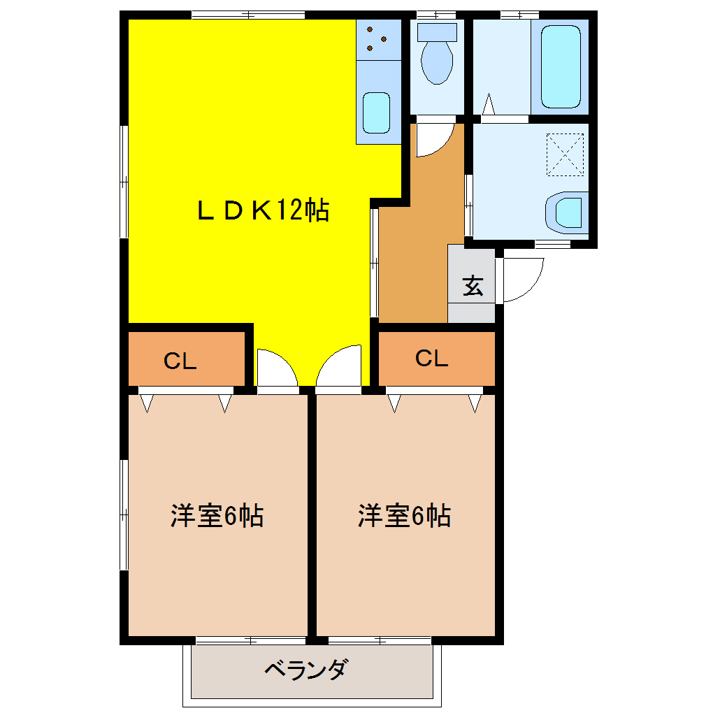 ラ・メゾン日宇 101 2LDK