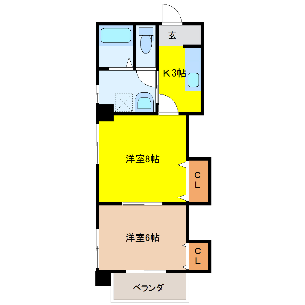 イーグルマンション万津 301 1LDK