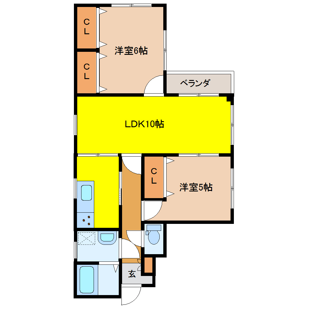 アーバニティー 802 2LDK