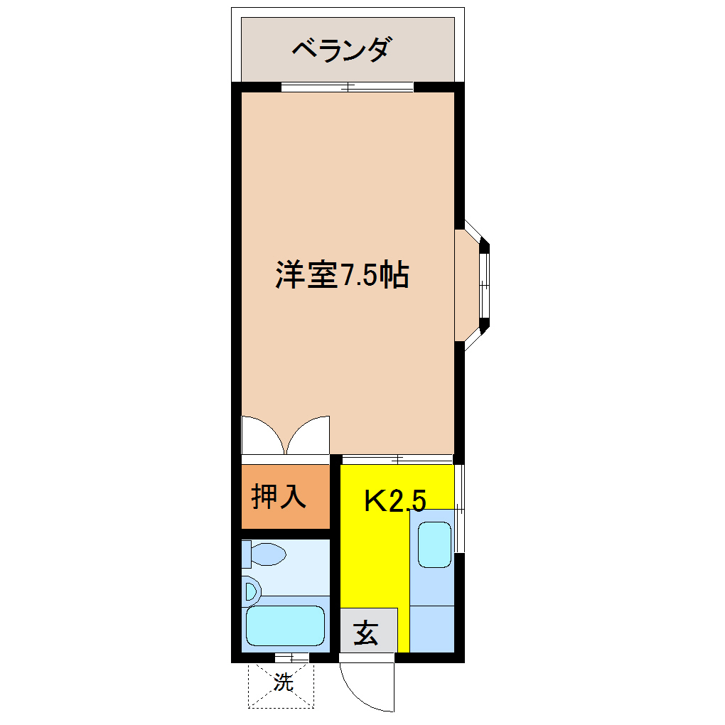 パークサイド祇園 201 1K