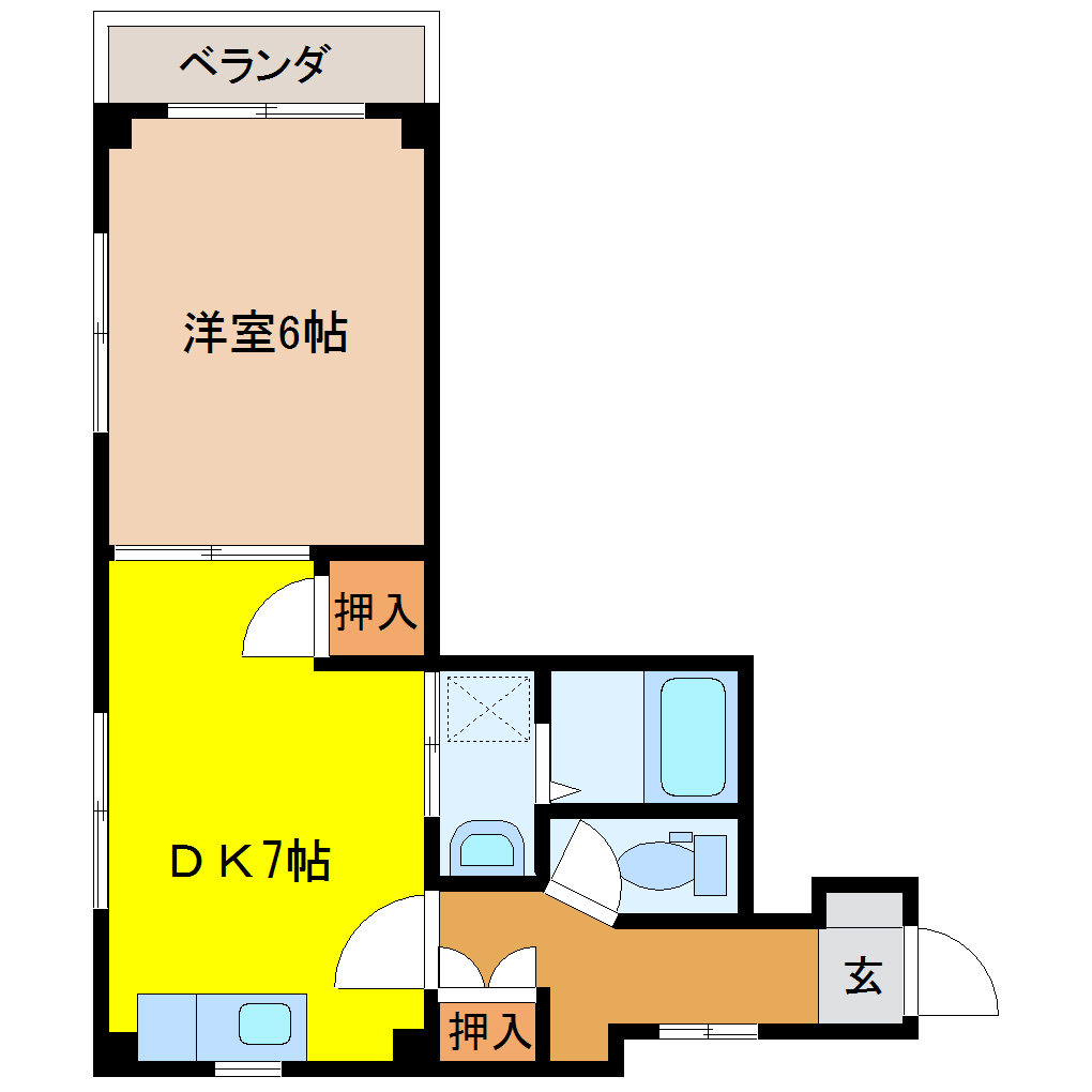 マンション松浦 303 1DK