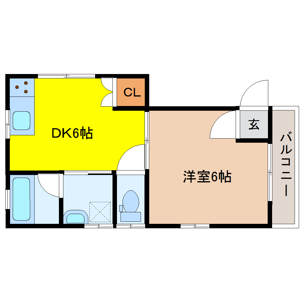 カーサシュー 101 1DK